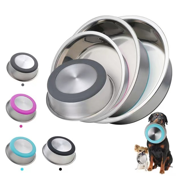 Stainless steel pet bowl